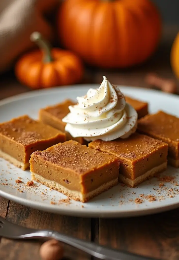 25 Paleo Fall Dessert Recipes for Cozy, Guilt Free Treats 120 25 Paleo Fall Dessert Recipes for Cozy, Guilt Free Treats - 20. Pumpkin Pie Bars