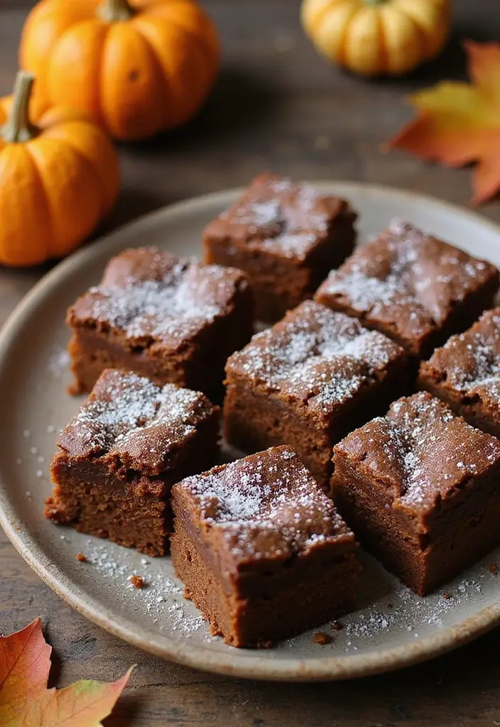 25 Paleo Fall Dessert Recipes for Cozy, Guilt Free Treats 134 25 Paleo Fall Dessert Recipes for Cozy, Guilt Free Treats - 22. Pumpkin Spice Brownies