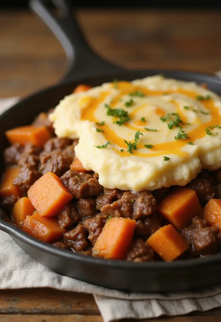25 Paleo Ground Beef Casserole Recipes for Easy Dinners 57 25 Paleo Ground Beef Casserole Recipes for Easy Dinners - 11. Sweet Potato Beef Casserole