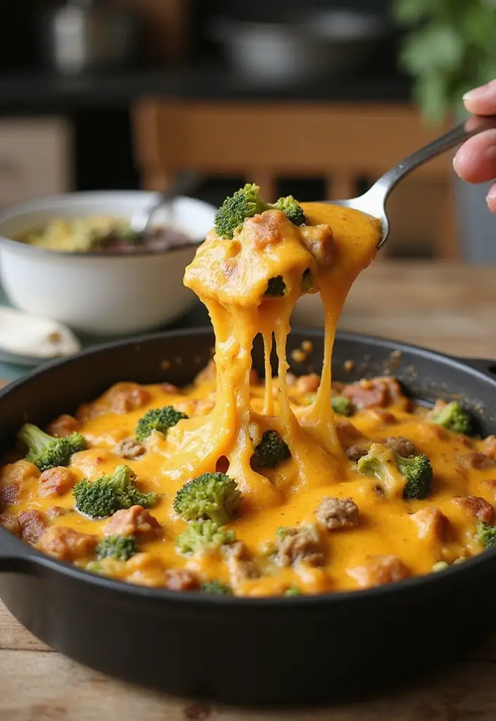 25 Paleo Ground Beef Casserole Recipes for Easy Dinners 21 25 Paleo Ground Beef Casserole Recipes for Easy Dinners - 5. Cheesy Broccoli Beef Casserole