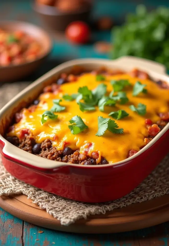 25 Paleo Ground Beef Casserole Recipes for Easy Dinners 38 25 Paleo Ground Beef Casserole Recipes for Easy Dinners - 8. Taco Beef Casserole