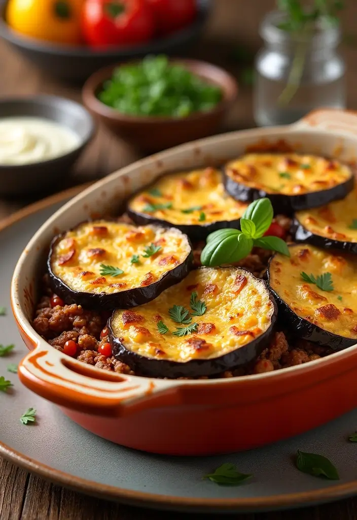 25 Paleo Ground Beef Casserole Recipes for Easy Dinners 45 25 Paleo Ground Beef Casserole Recipes for Easy Dinners - 9. Eggplant Beef Casserole