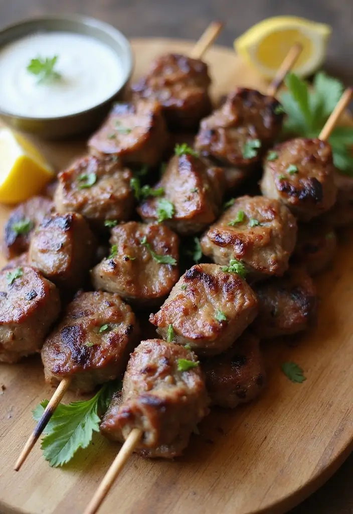 25 Paleo Ground Lamb Recipes for Protein Packed Meals 94 25 Paleo Ground Lamb Recipes for Protein Packed Meals - 16. Lamb Souvlaki with Tzatziki