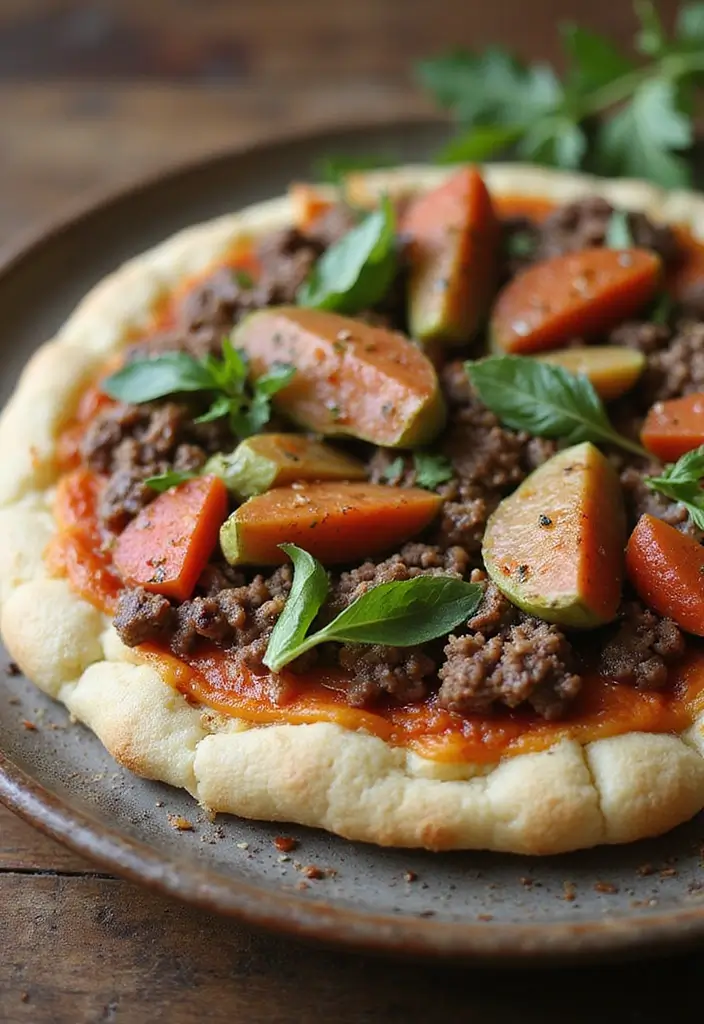 25 Paleo Ground Lamb Recipes for Protein Packed Meals 99 25 Paleo Ground Lamb Recipes for Protein Packed Meals - 17. Lamb Pizza with Cauliflower Crust