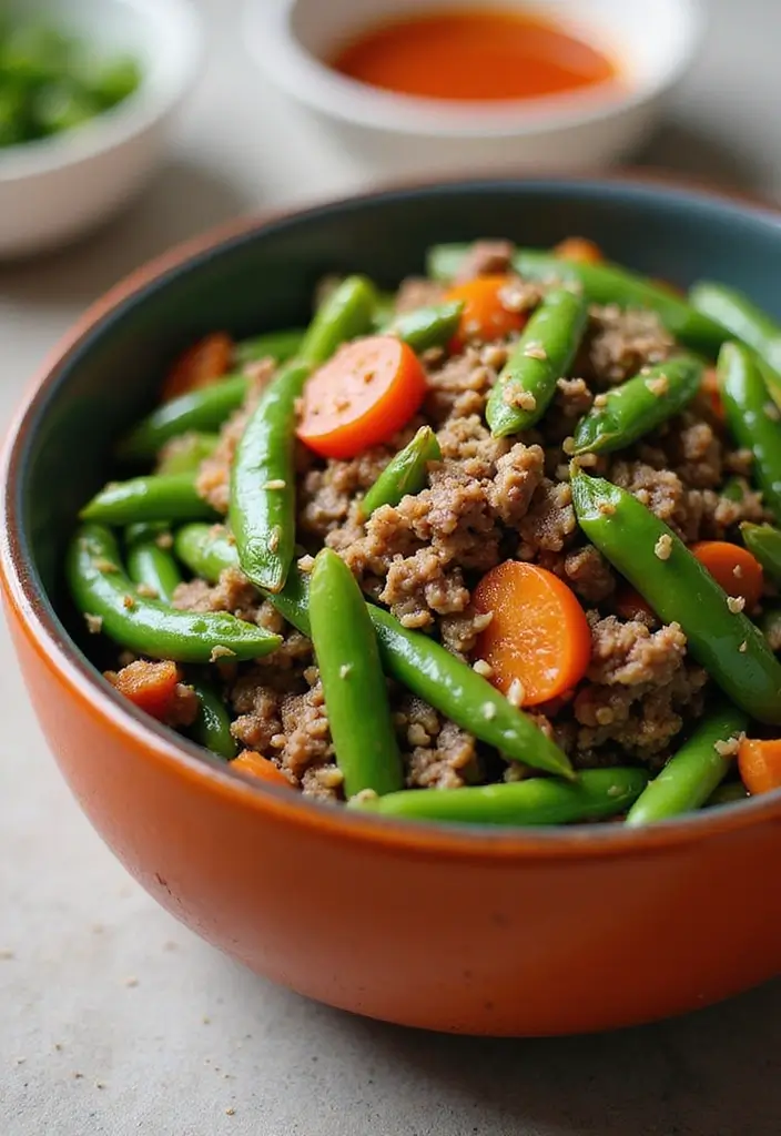 25 Paleo Ground Lamb Recipes for Protein Packed Meals 111 25 Paleo Ground Lamb Recipes for Protein Packed Meals - 19. Lamb and Green Bean Stir-Fry