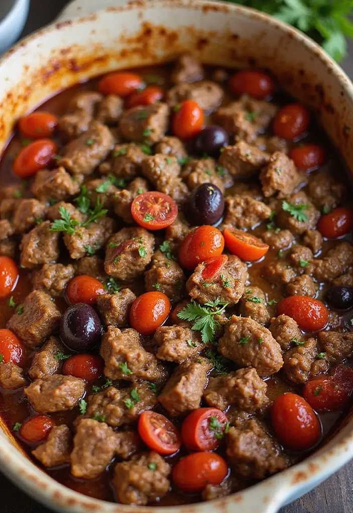 25 Paleo Ground Lamb Recipes for Protein Packed Meals 133 25 Paleo Ground Lamb Recipes for Protein Packed Meals - 23. Greek Lamb and Tomato Bake