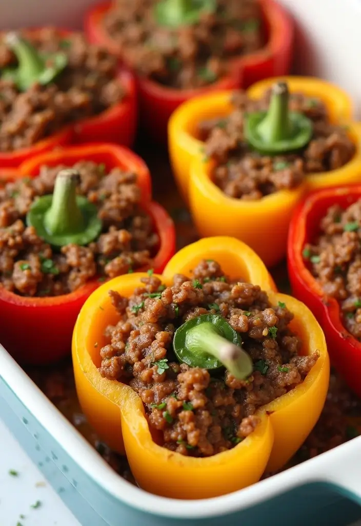 25 Paleo Ground Lamb Recipes for Protein Packed Meals 22 25 Paleo Ground Lamb Recipes for Protein Packed Meals - 4. Lamb Stuffed Bell Peppers