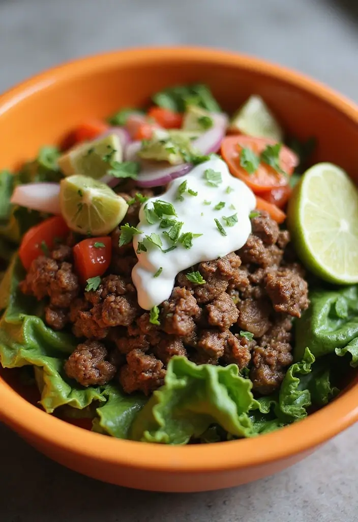 25 Paleo Ground Lamb Recipes for Protein Packed Meals 29 25 Paleo Ground Lamb Recipes for Protein Packed Meals - 5. Greek Lamb Gyro Bowl
