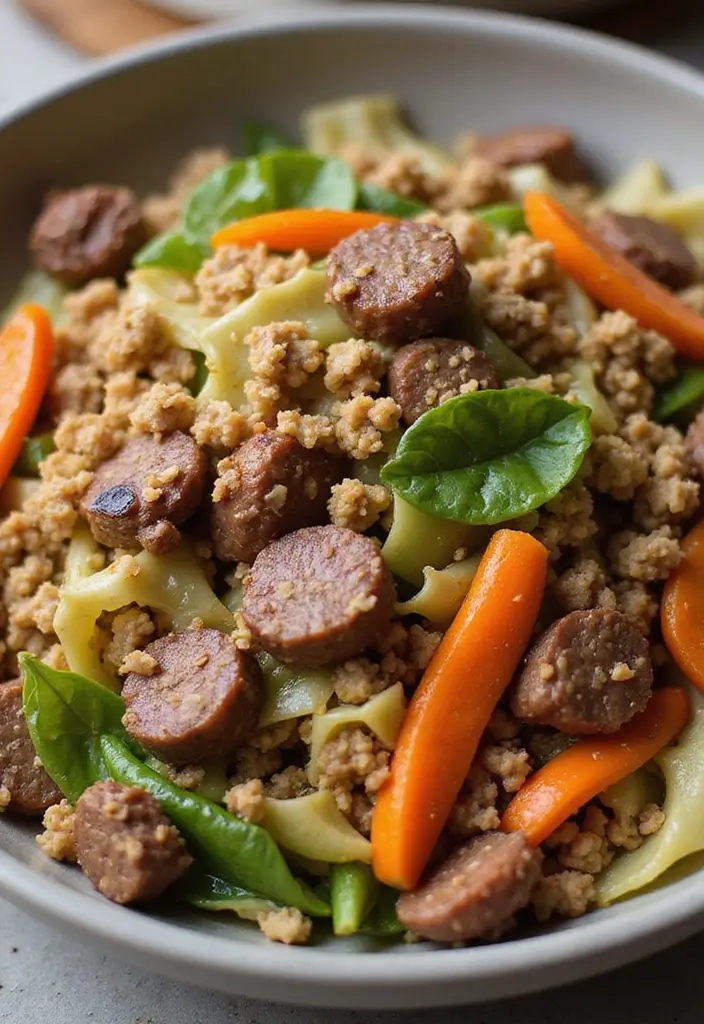 25 Paleo Ground Lamb Recipes for Protein Packed Meals 48 25 Paleo Ground Lamb Recipes for Protein Packed Meals - 8. Lamb and Cabbage Stir-Fry