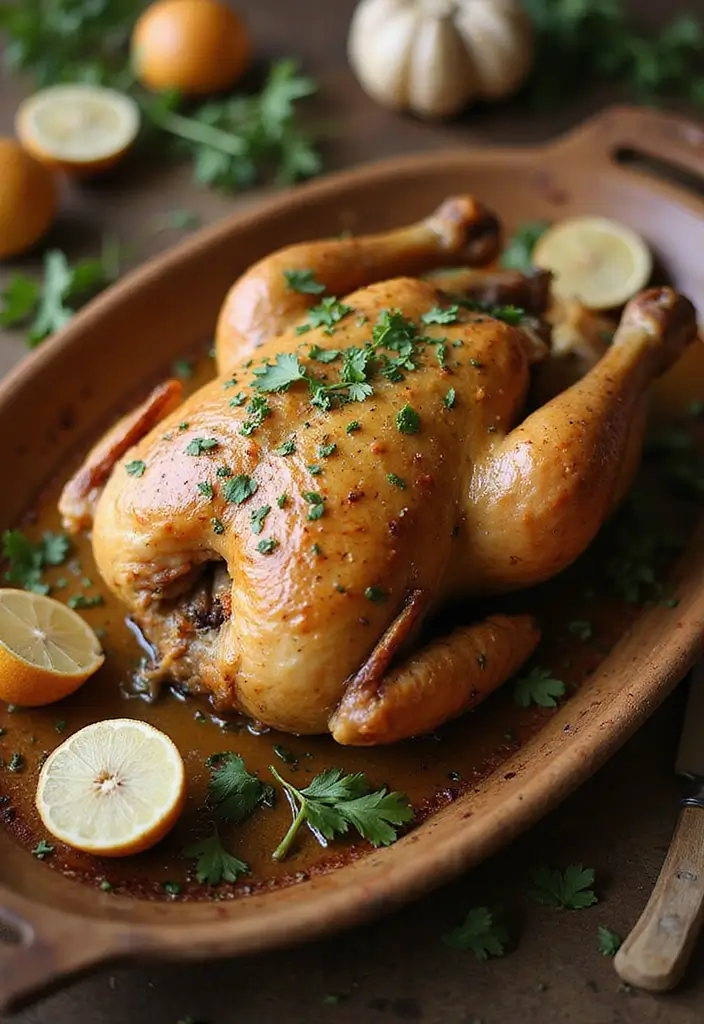25 Paleo Nightshade Free Recipes for Sensitive Diets - 16. Garlic Herb Roasted Chicken