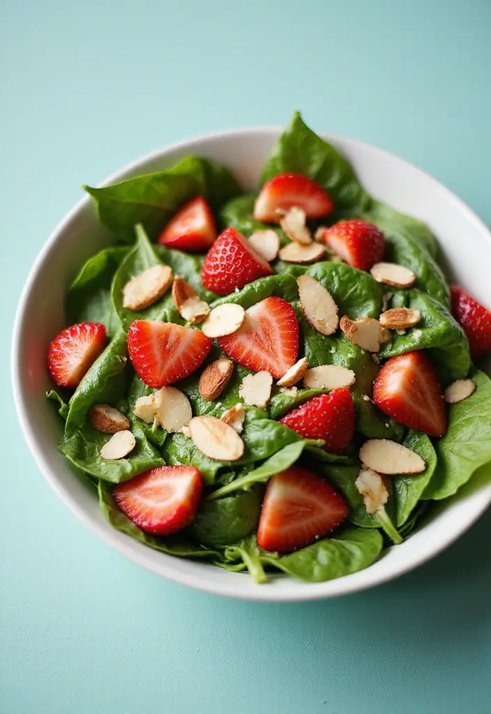 25 Paleo Nightshade Free Recipes for Sensitive Diets - 25. Spinach and Strawberry Salad
