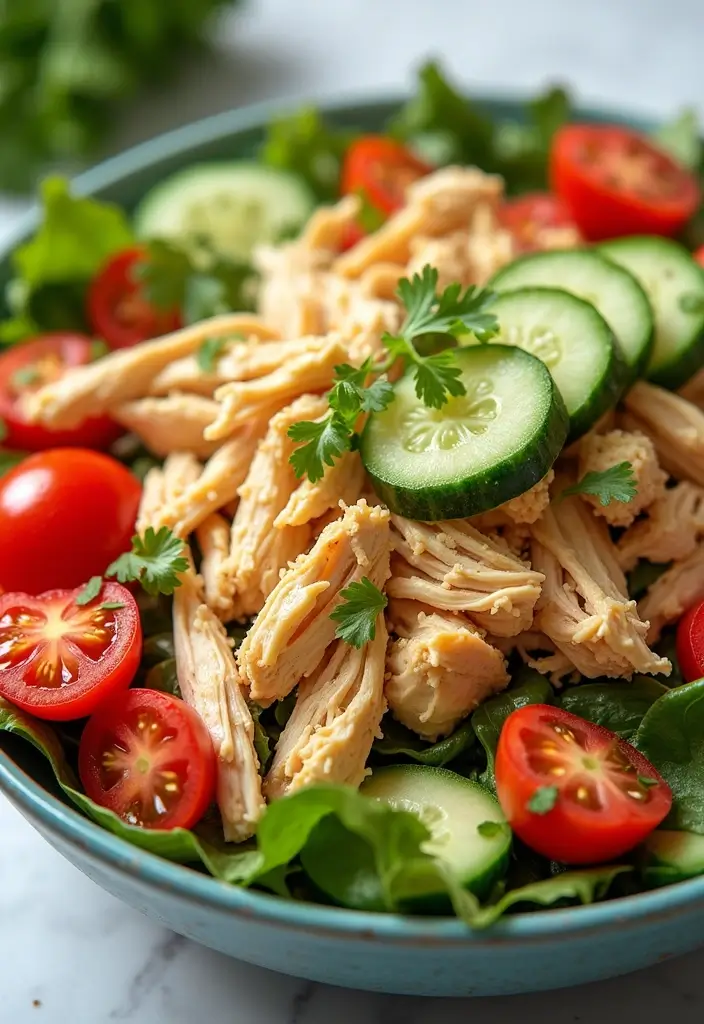 25 Paleo Shredded Chicken Recipes for Quick Meal Prep 57 25 Paleo Shredded Chicken Recipes for Quick Meal Prep - 13. Ranch Chicken Bowls
