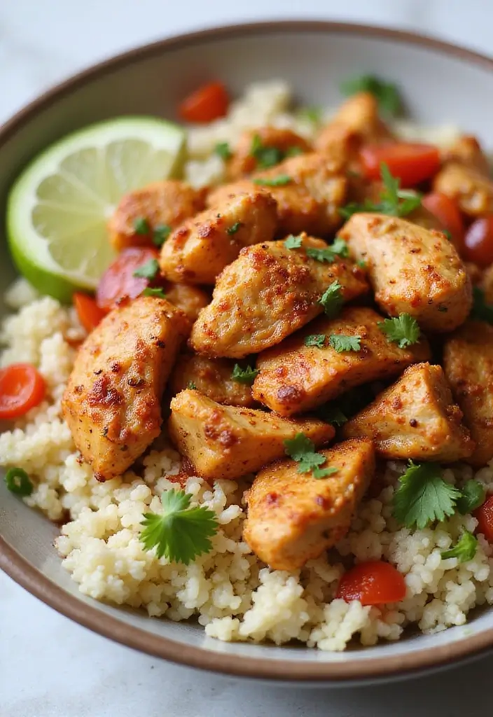 25 Paleo Shredded Chicken Recipes for Quick Meal Prep 99 25 Paleo Shredded Chicken Recipes for Quick Meal Prep - 21. Cajun Chicken and Cauliflower Rice
