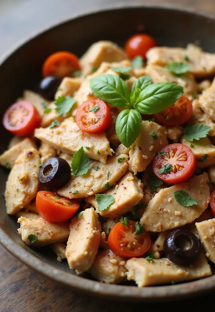 25 Paleo Shredded Chicken Recipes for Quick Meal Prep 106 25 Paleo Shredded Chicken Recipes for Quick Meal Prep - 22. Italian Chicken Bowls