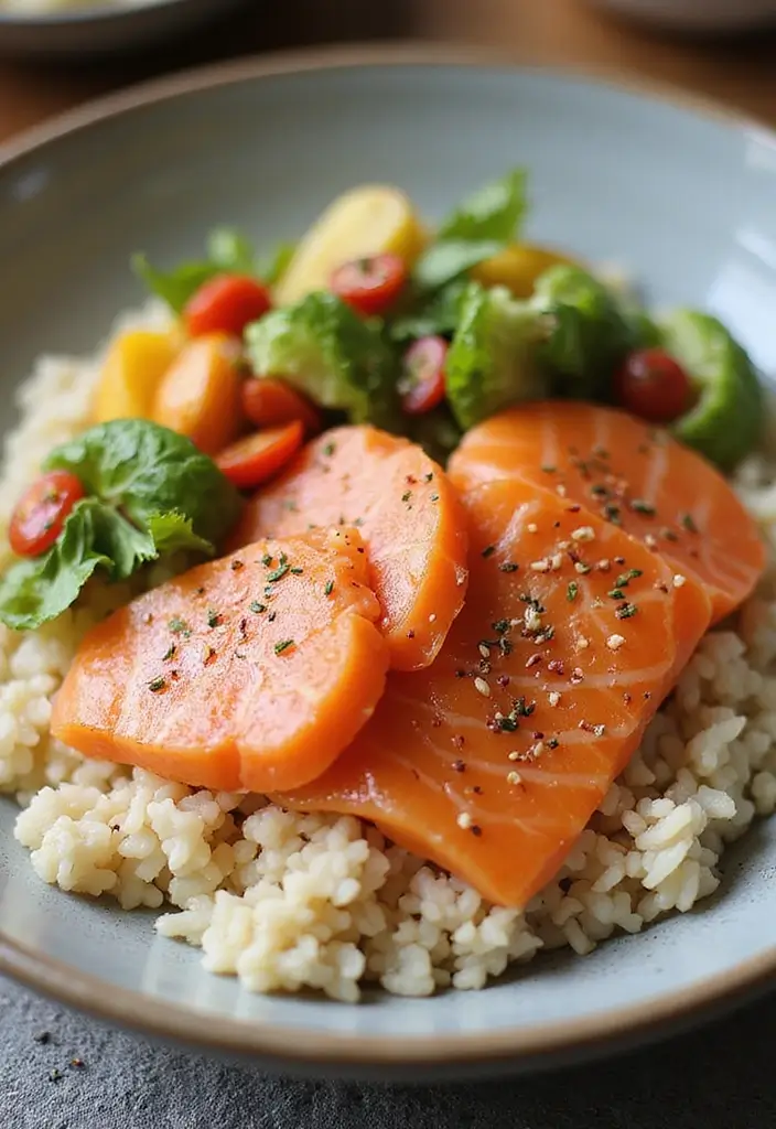 25 Paleo Smoked Salmon Recipes for Elegant Healthy Meals 118 25 Paleo Smoked Salmon Recipes for Elegant Healthy Meals - 24. Smoked Salmon and Rice Bowl