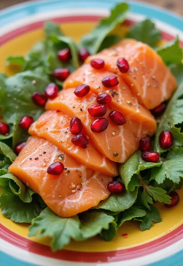 25 Paleo Smoked Salmon Recipes for Elegant Healthy Meals 125 25 Paleo Smoked Salmon Recipes for Elegant Healthy Meals - 25. Smoked Salmon and Pomegranate Salad