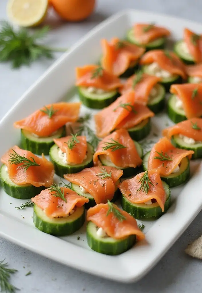 25 Paleo Smoked Salmon Recipes for Elegant Healthy Meals 14 25 Paleo Smoked Salmon Recipes for Elegant Healthy Meals - 4. Smoked Salmon and Cucumber Bites