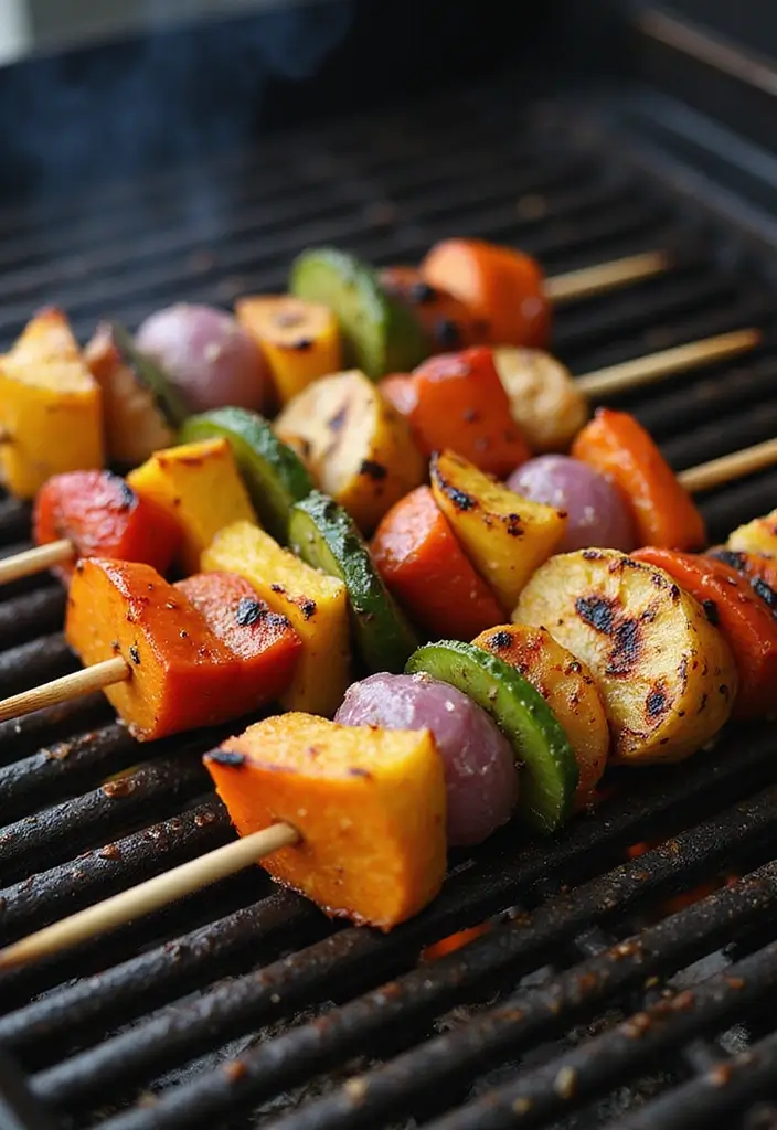 25 Paleo and Vegan Recipes That Everyone Can Enjoy 90 25 Paleo and Vegan Recipes That Everyone Can Enjoy - 16. Grilled Vegetable Skewers