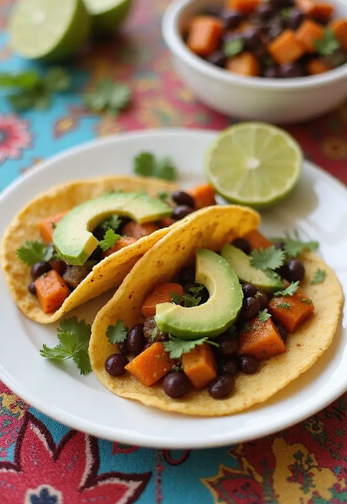 25 Paleo and Vegan Recipes That Everyone Can Enjoy 8 25 Paleo and Vegan Recipes That Everyone Can Enjoy - 2. Sweet Potato and Black Bean Tacos