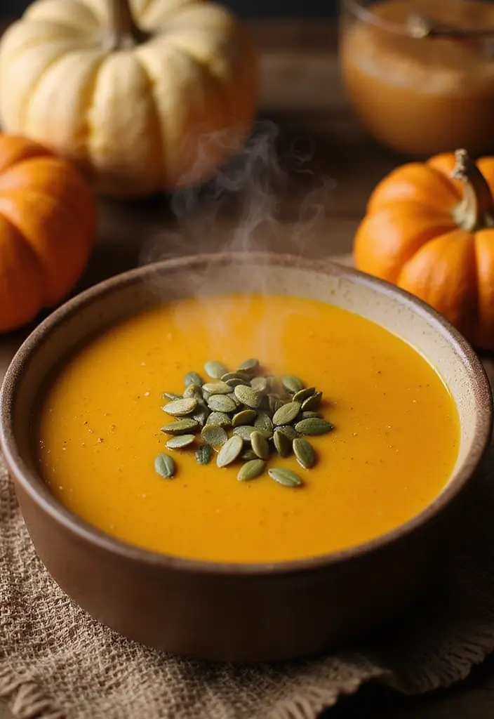 25 Paleo and Vegan Recipes That Everyone Can Enjoy 130 25 Paleo and Vegan Recipes That Everyone Can Enjoy - 22. Vegan Pumpkin Soup