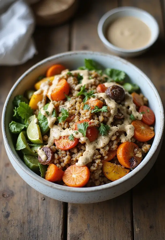 25 Paleo and Vegan Recipes That Everyone Can Enjoy 144 25 Paleo and Vegan Recipes That Everyone Can Enjoy - 24. Vegan Mediterranean Bowl