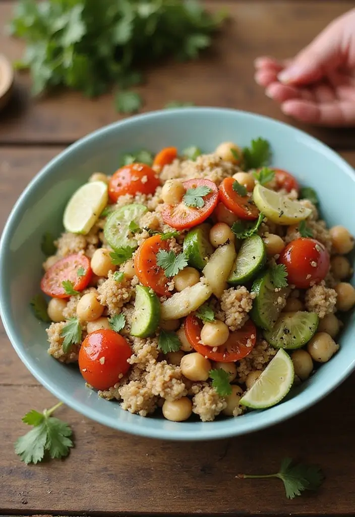 25 Paleo and Vegan Recipes That Everyone Can Enjoy 30 25 Paleo and Vegan Recipes That Everyone Can Enjoy - 6. Quinoa and Chickpea Salad