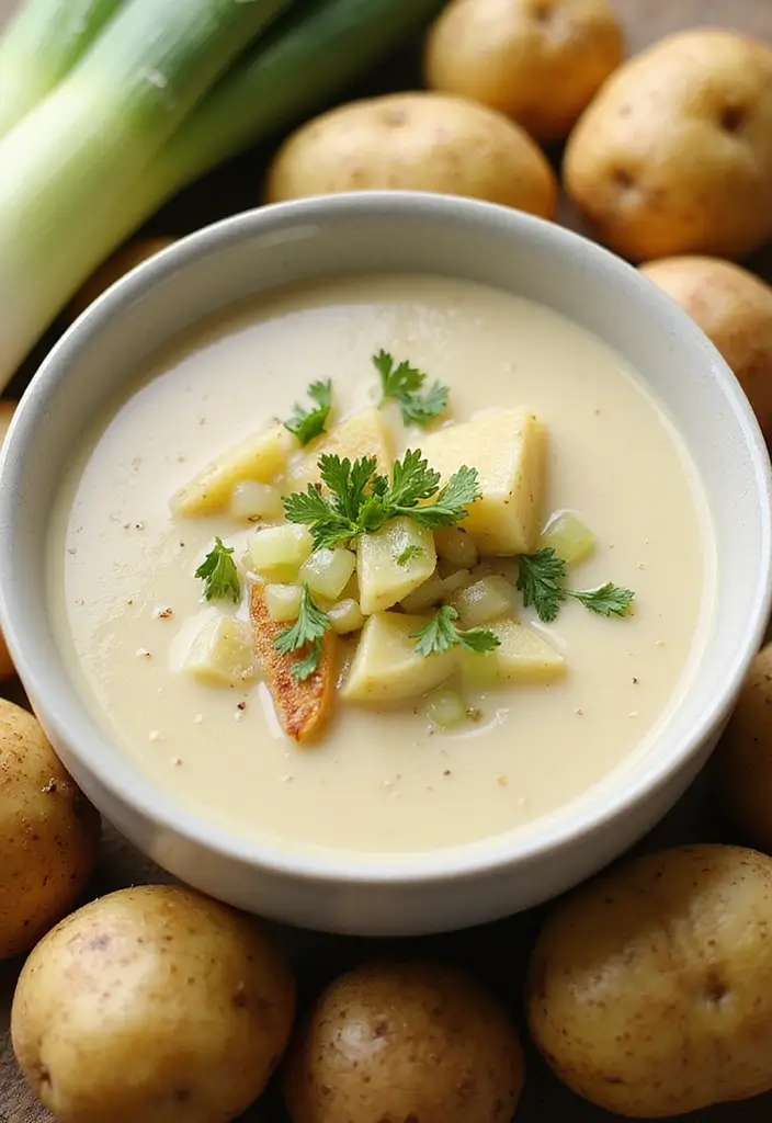 25 Soup Recipes That Are Paleo and Dairy Free 104 25 Soup Recipes That Are Paleo and Dairy Free - 20. Potato Leek Soup
