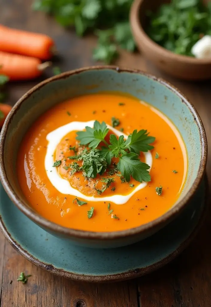 25 Soup Recipes That Are Paleo and Dairy Free 131 25 Soup Recipes That Are Paleo and Dairy Free - 25. Ginger Carrot Soup