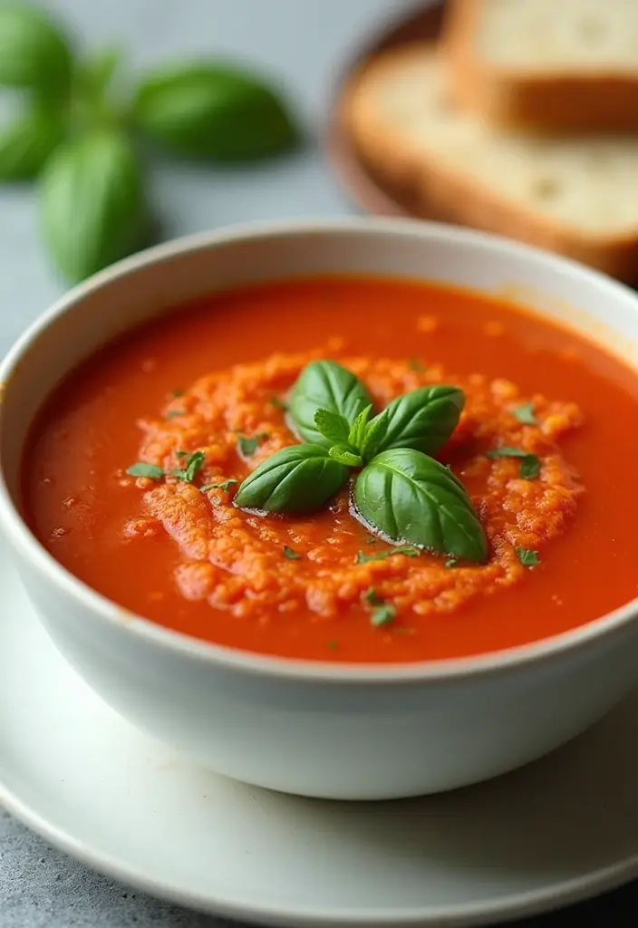 25 Soup Recipes That Are Paleo and Dairy Free 11 25 Soup Recipes That Are Paleo and Dairy Free - 3. Classic Tomato Basil Soup