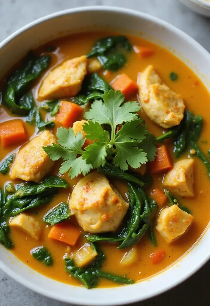 25 Soup Recipes That Are Paleo and Dairy Free 28 25 Soup Recipes That Are Paleo and Dairy Free - 6. Coconut Curry Chicken Soup