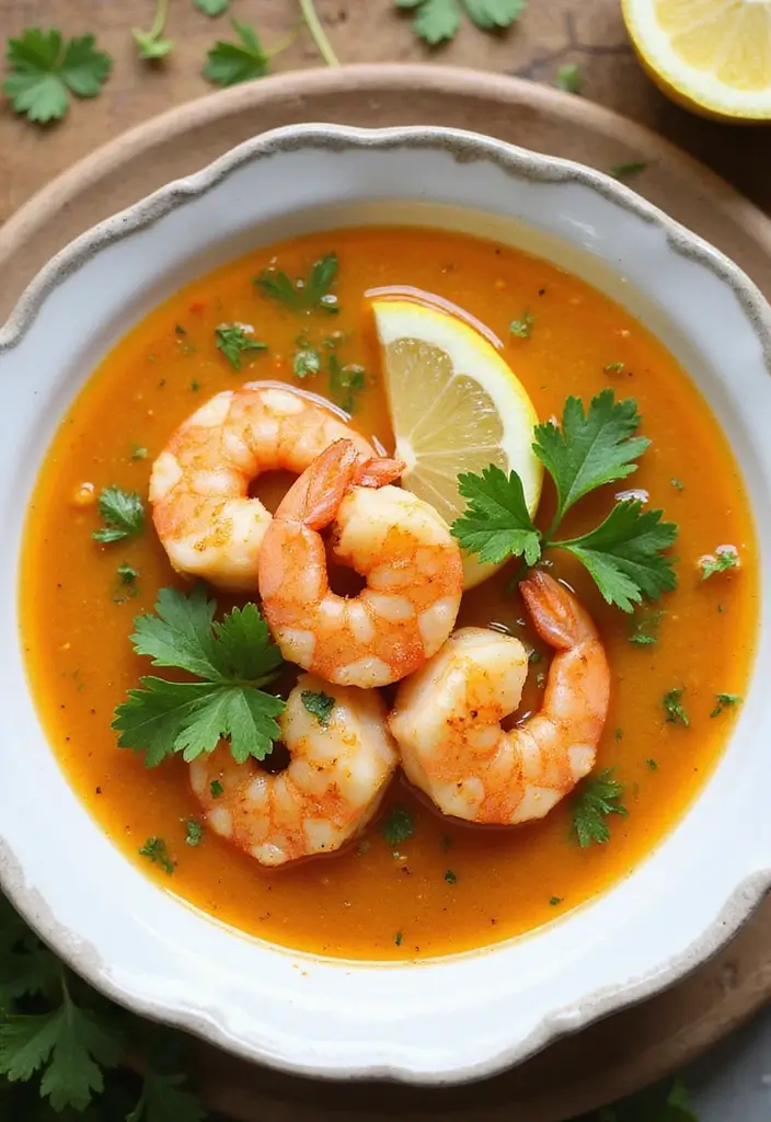 25 Soup Recipes That Are Paleo and Dairy Free 42 25 Soup Recipes That Are Paleo and Dairy Free - 8. Lemon Garlic Shrimp Soup