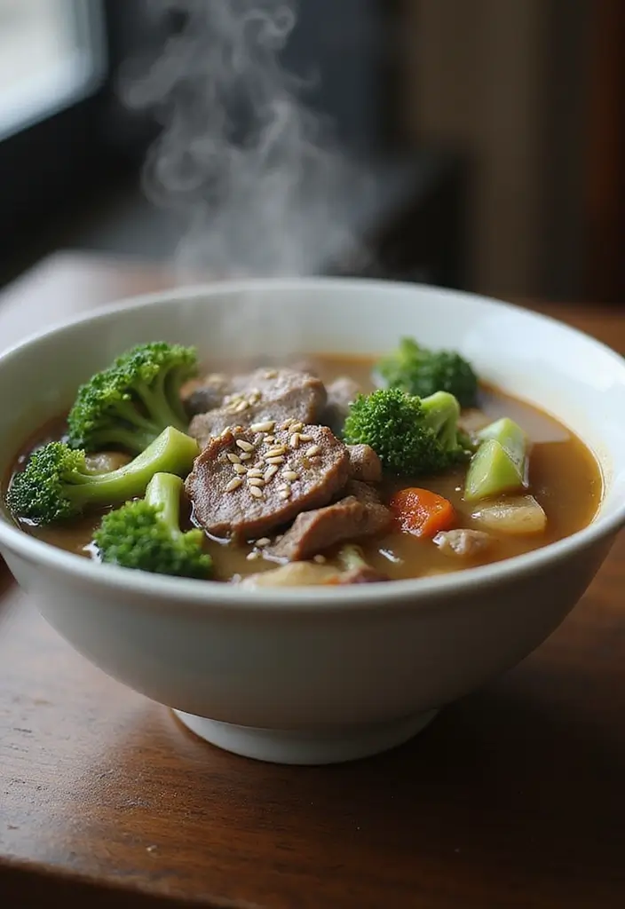 25 Soup Recipes That Are Paleo and Dairy Free 47 25 Soup Recipes That Are Paleo and Dairy Free - 9. Beef and Broccoli Soup