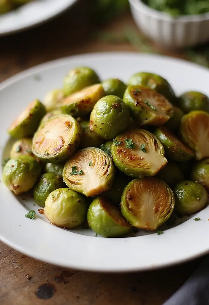 30+ 5 Ingredient Paleo Recipes That Are Simple and Clean 55 30+ 5 Ingredient Paleo Recipes That Are Simple and Clean - 11. Garlic Roasted Brussels Sprouts