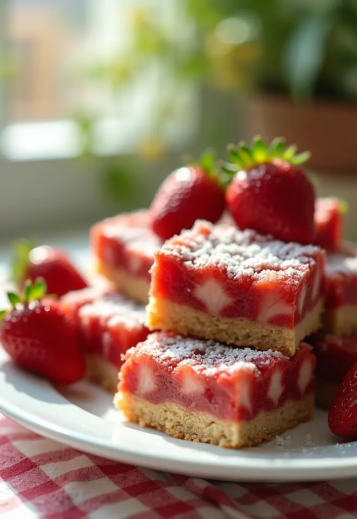 30+ 5 Ingredient Paleo Recipes That Are Simple and Clean 138 30+ 5 Ingredient Paleo Recipes That Are Simple and Clean - 26. Strawberry Almond Bars