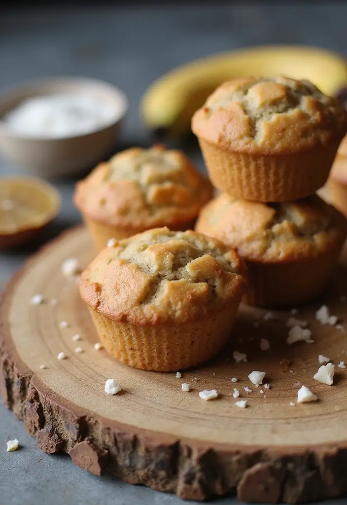 30+ AIP Paleo Lunch Recipes That Are Easy and Delicious 64 30+ AIP Paleo Lunch Recipes That Are Easy and Delicious - 12. Coconut Flour Banana Muffins