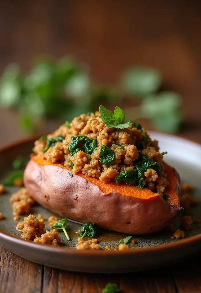 30+ AIP Paleo Lunch Recipes That Are Easy and Delicious 102 30+ AIP Paleo Lunch Recipes That Are Easy and Delicious - 18. Stuffed Sweet Potatoes