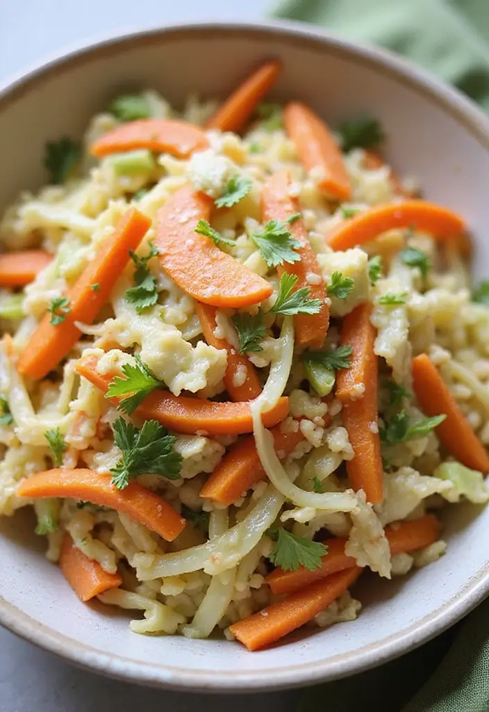 30+ AIP Paleo Lunch Recipes That Are Easy and Delicious 133 30+ AIP Paleo Lunch Recipes That Are Easy and Delicious - 23. Cabbage & Carrot Slaw