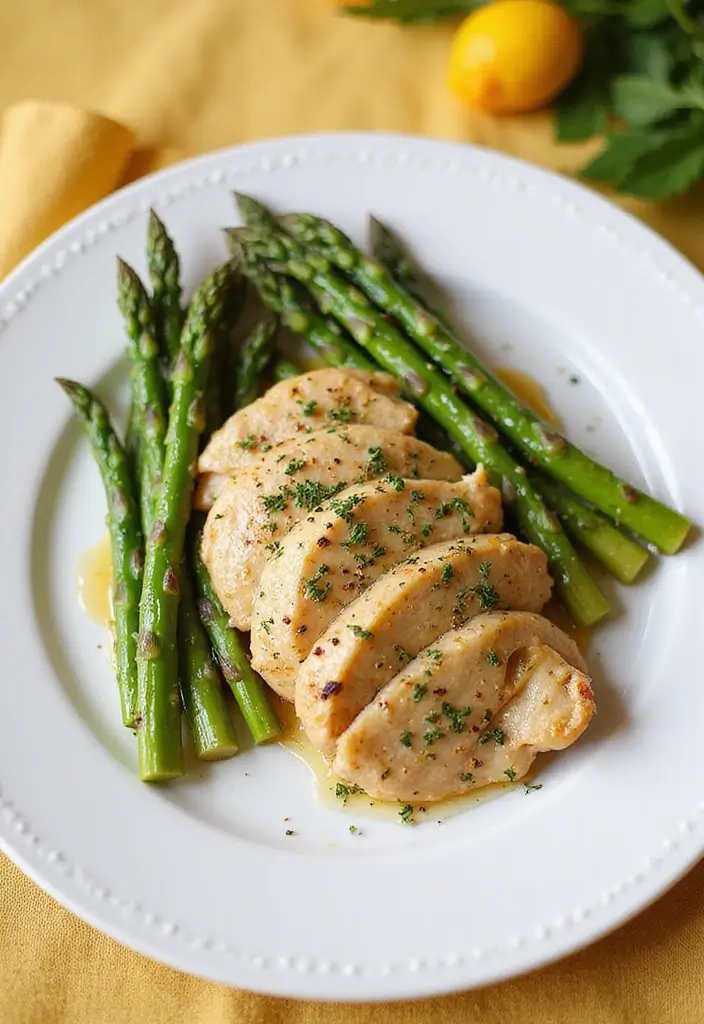 30+ AIP Paleo Lunch Recipes That Are Easy and Delicious 139 30+ AIP Paleo Lunch Recipes That Are Easy and Delicious - 25. Herbed Chicken & Asparagus