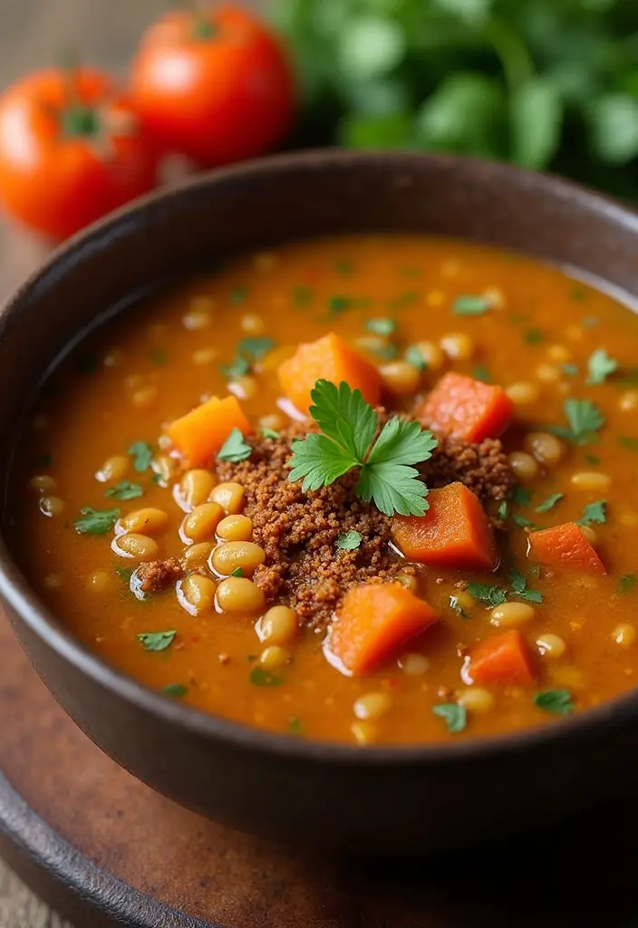 30+ AIP Paleo Lunch Recipes That Are Easy and Delicious 146 30+ AIP Paleo Lunch Recipes That Are Easy and Delicious - 26. Spiced Lentil Soup