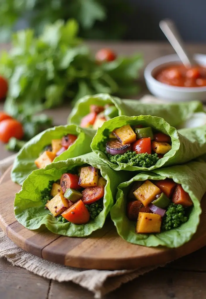 30+ AIP Paleo Lunch Recipes That Are Easy and Delicious 158 30+ AIP Paleo Lunch Recipes That Are Easy and Delicious - 28. Grilled Veggie Wraps