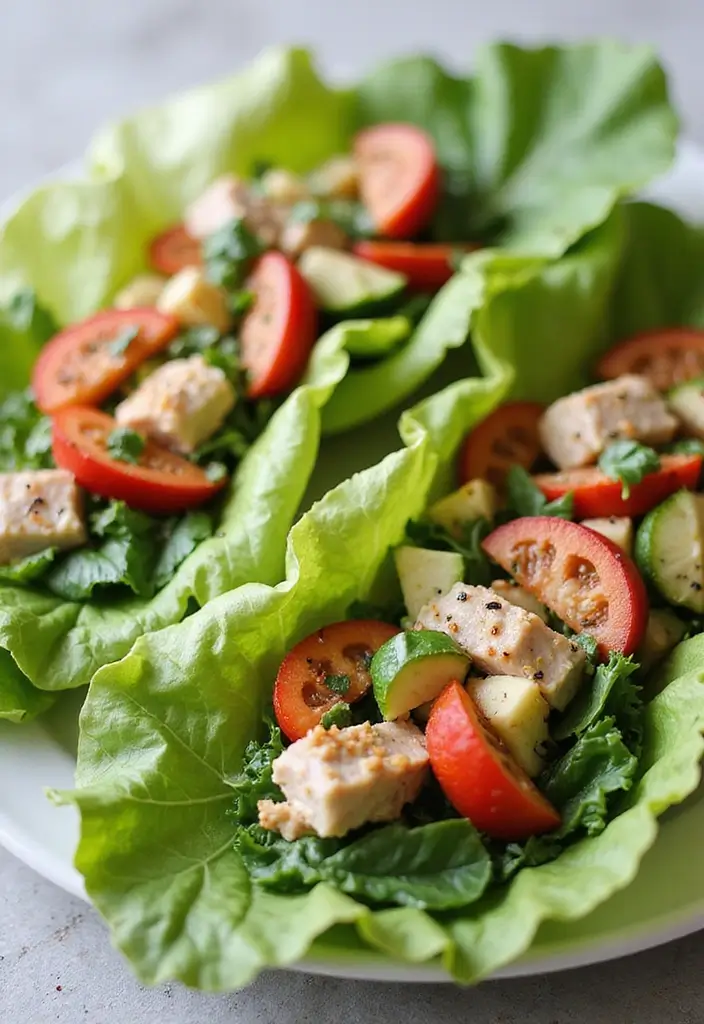 30+ AIP Paleo Lunch Recipes That Are Easy and Delicious 13 30+ AIP Paleo Lunch Recipes That Are Easy and Delicious - 3. Turkey & Spinach Lettuce Wraps