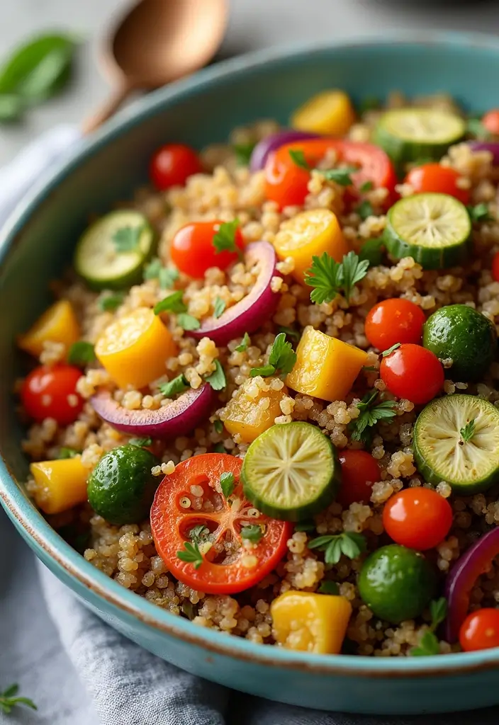 30+ AIP Paleo Lunch Recipes That Are Easy and Delicious 30 30+ AIP Paleo Lunch Recipes That Are Easy and Delicious - 6. Roasted Vegetable Quinoa Bowls