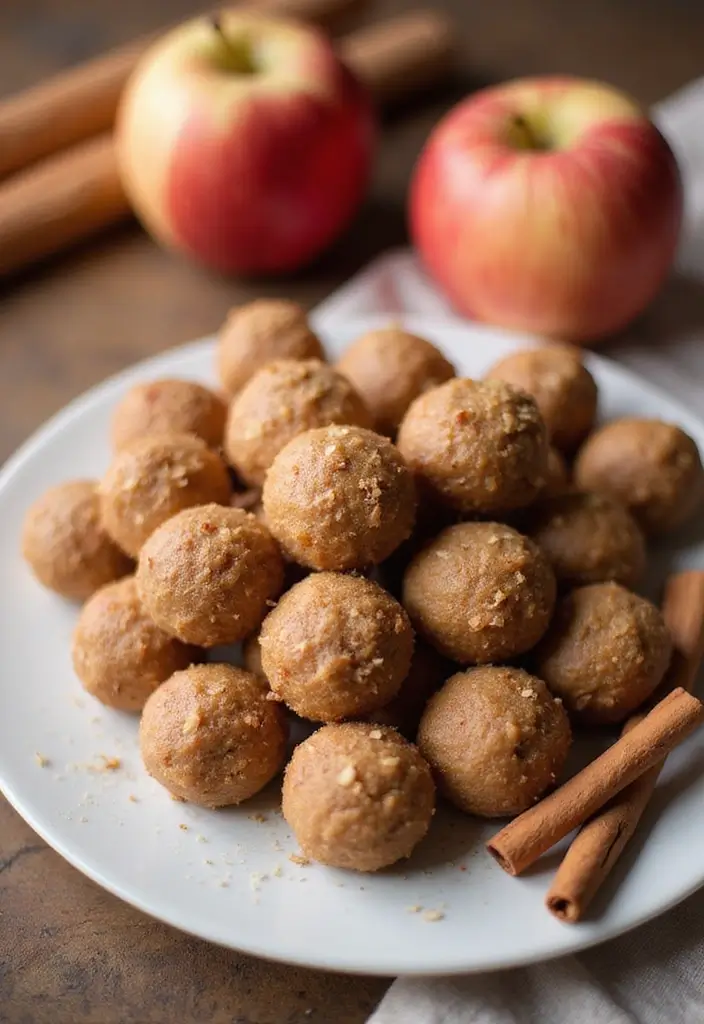 30+ Autoimmune Paleo Crockpot Recipes for Effortless Healing Meals 197 30+ Autoimmune Paleo Crockpot Recipes for Effortless Healing Meals - 29. Apple Cinnamon Energy Bites