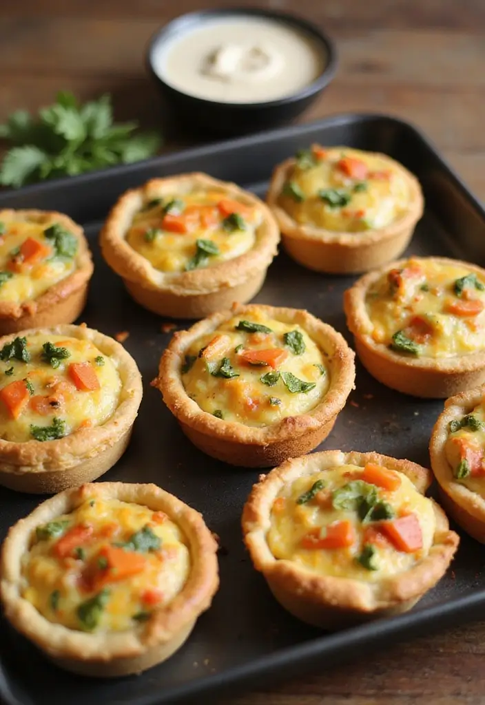 30+ High Protein Paleo Recipes for Strength and Energy - 25. Mini Quiches with Veggies