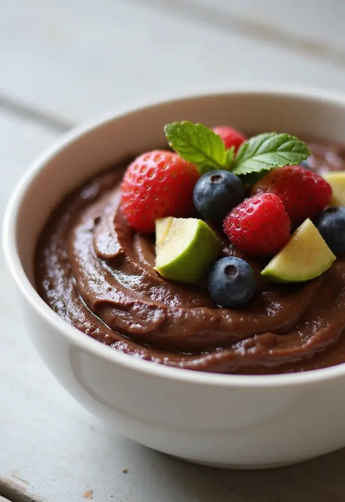 30+ High Protein Paleo Recipes for Strength and Energy - 30. Avocado Chocolate Pudding