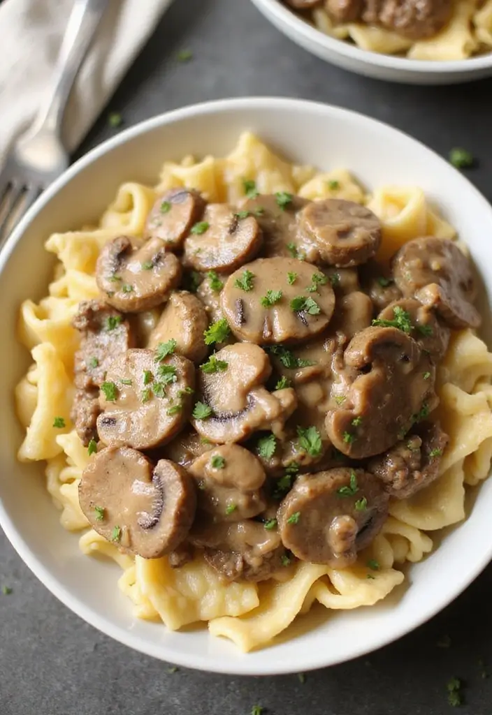 30+ Instant Pot Recipes Perfect for Paleo and Whole30 Meals - 13. Instant Pot Beef Stroganoff