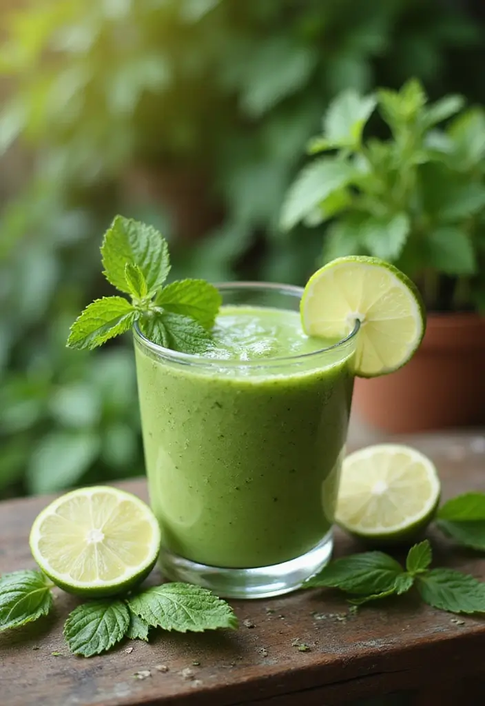 30+ Low Carb Paleo Breakfast Recipes to Start Your Day Right - 26. Herbal Mint Smoothie Bowl