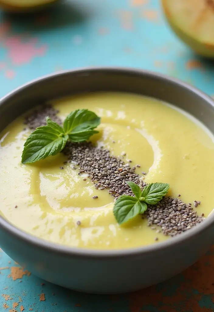 30+ Low Carb Paleo Breakfast Recipes to Start Your Day Right - 27. Honeydew Smoothie Bowl