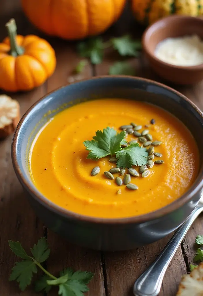 30+ Paleo Butternut Squash Recipes for Cozy Dinners 1 30+ Paleo Butternut Squash Recipes for Cozy Dinners - 1. Creamy Butternut Squash Soup