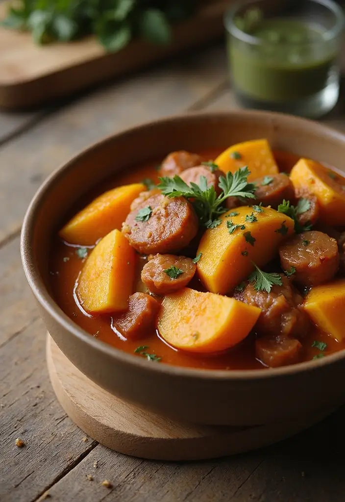 30+ Paleo Butternut Squash Recipes for Cozy Dinners 60 30+ Paleo Butternut Squash Recipes for Cozy Dinners - 12. Butternut Squash and Chorizo Stew